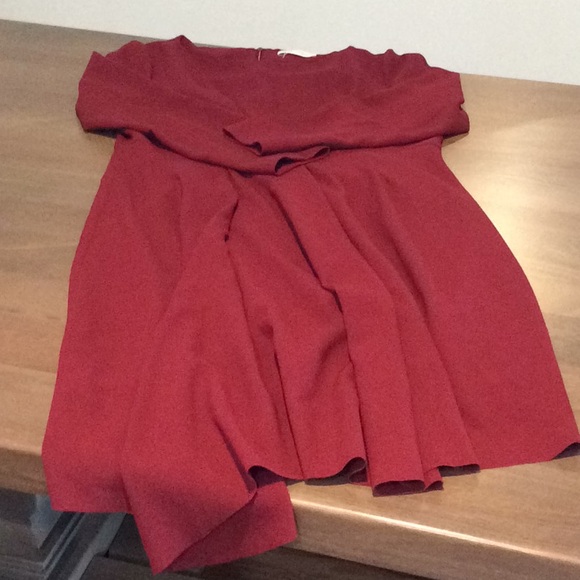 The FOLD Pleated Mini Dress Sz 16 - Picture 2 of 9